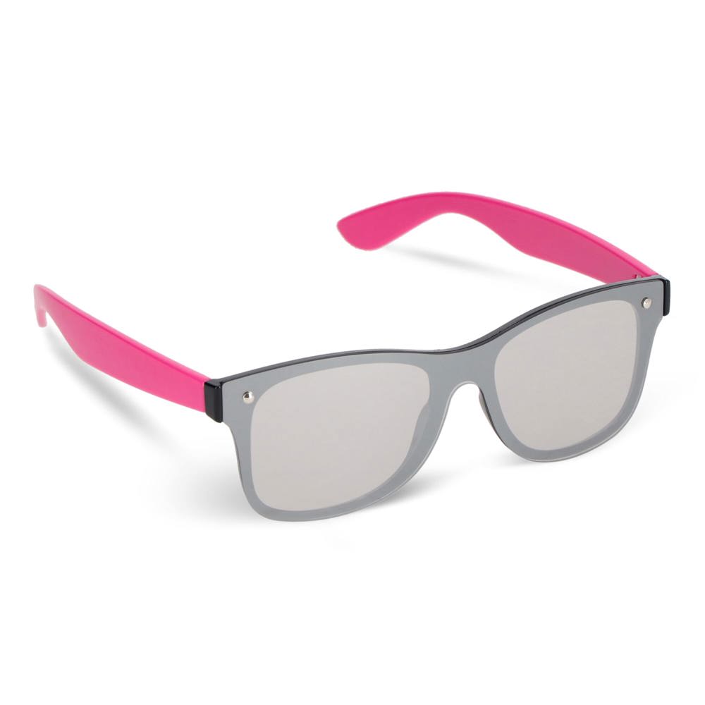 Justin R-PC zonnebril met spiegel uni-lens UV400 - Roze