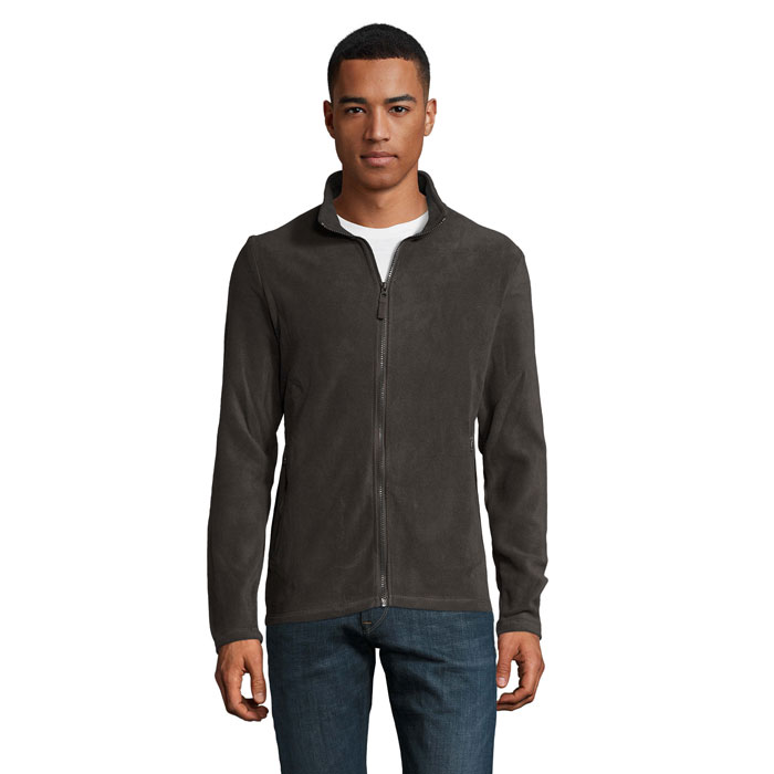 NORMAN MEN - NORMAN heren fleece 220g - Houtskool Grijs