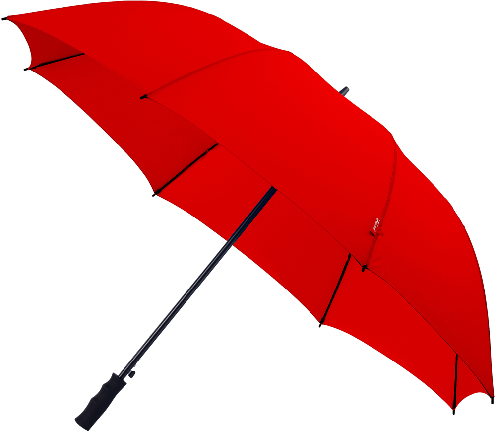 FALCONE - Golfparaplu - Automaat - Windproof - 120 cm - Rood (± PMS 1797C)