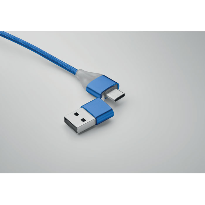 BLUE - 4 in 1 oplaadkabel type C
