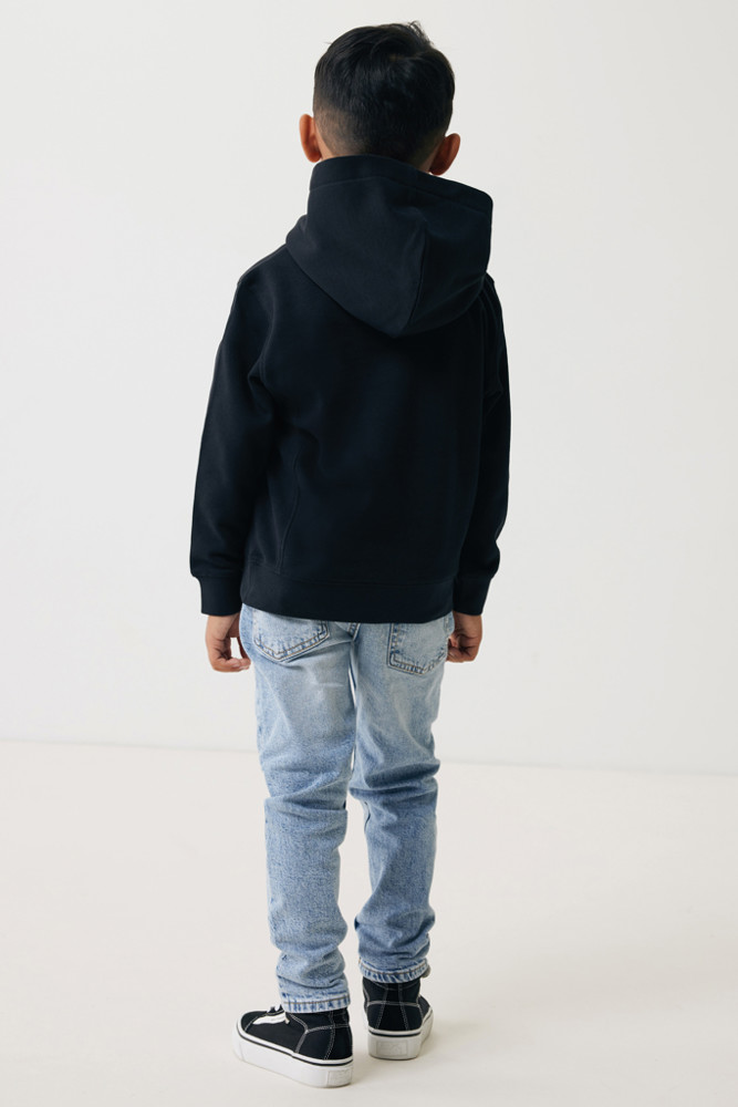 IQONIQ Yengo kids recycled katoen hoodie met steekzakken