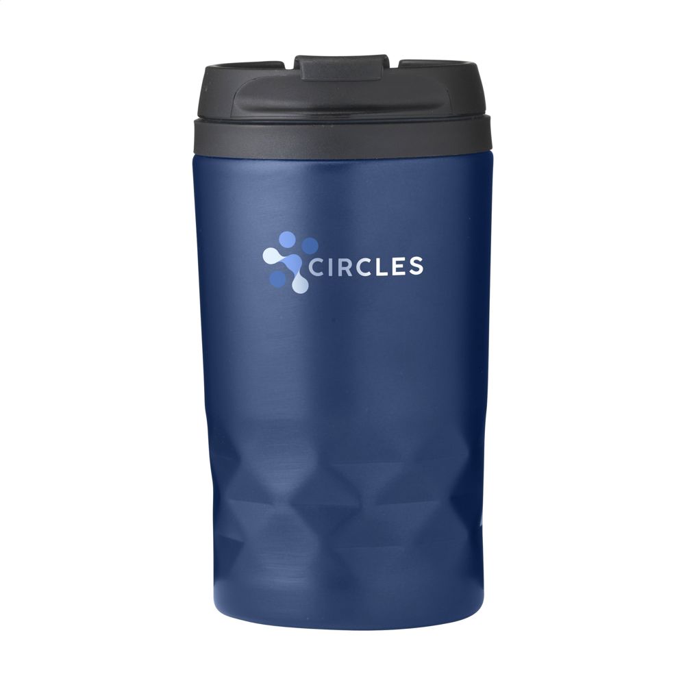 Graphic Mini Mug RCS Recycled Steel 250 ml thermosbeker - Blauw