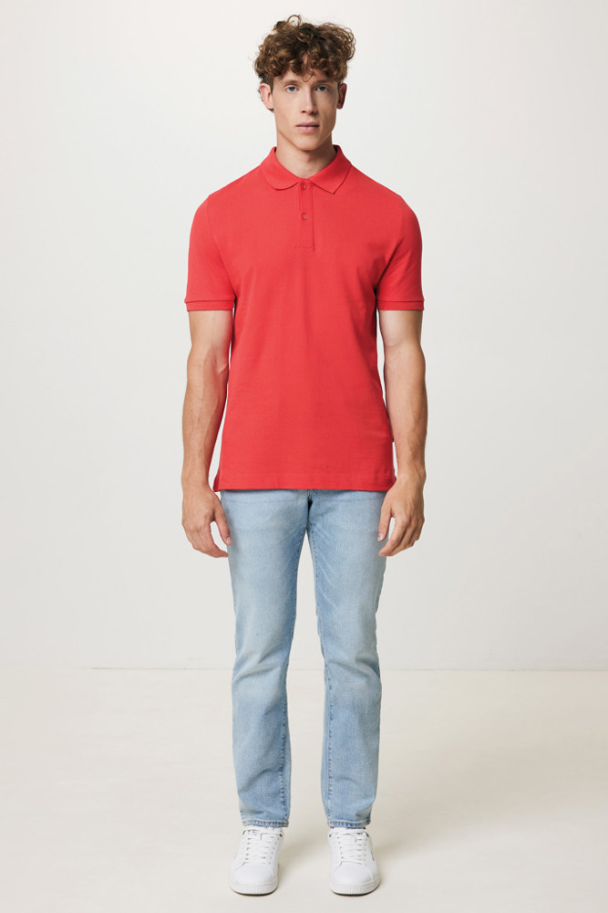 IQONIQ Yosemite gerecycled katoen pique polo