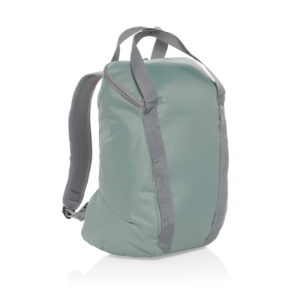 Sienna AWARE™ RPET everyday 14" laptop rugzak - groen (± PMS 5497C)