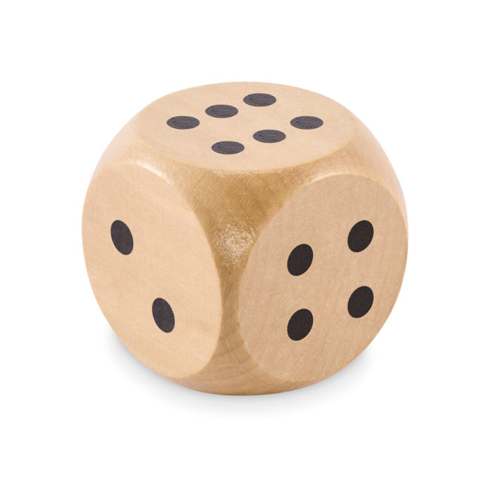 DADO - Schima houten dobbelsteen 5cm