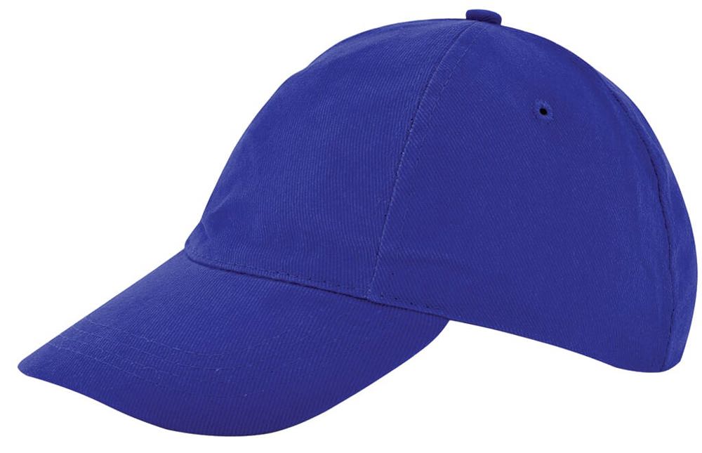 Kinder brushed promo cap - Kobaltblauw (PMS 286c) / Kobaltblauw