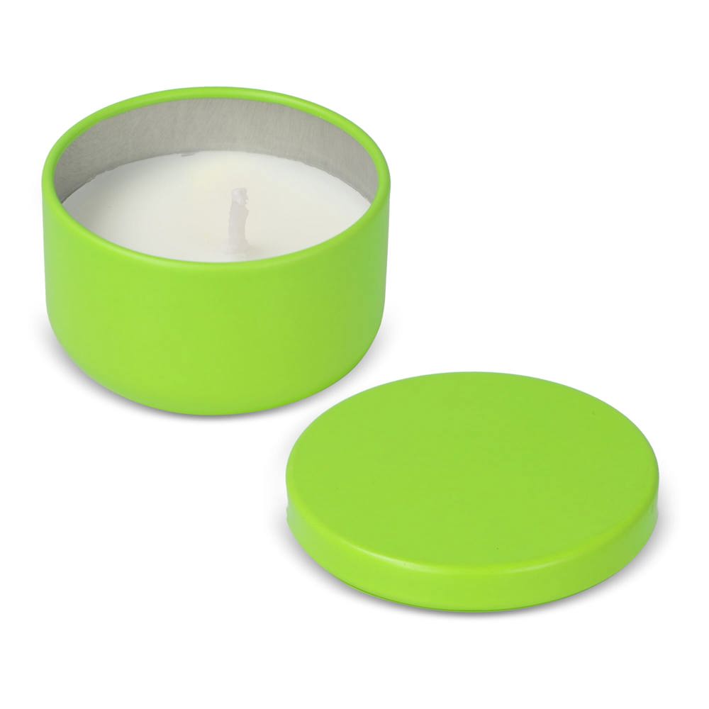 Asana plantaardige kaars in gerecycled blik