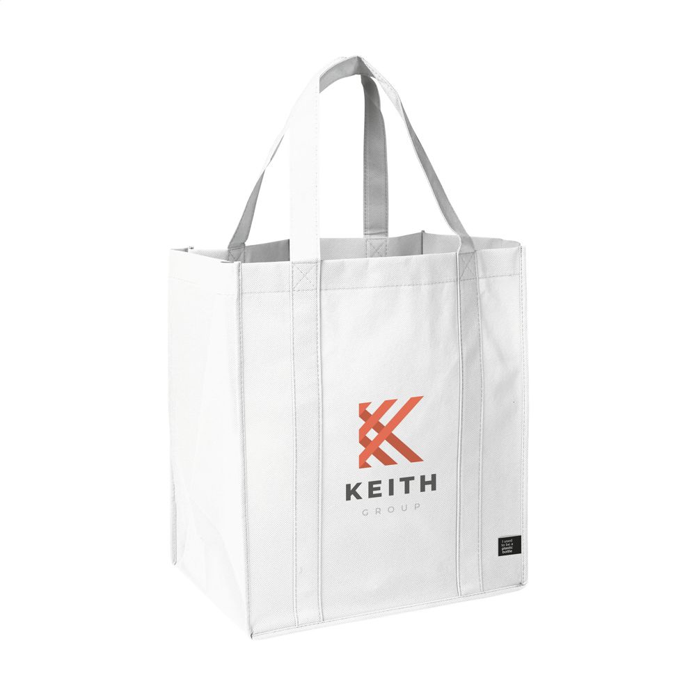 Shop XL GRS RPET (80 g/m²) winkeltas - Wit