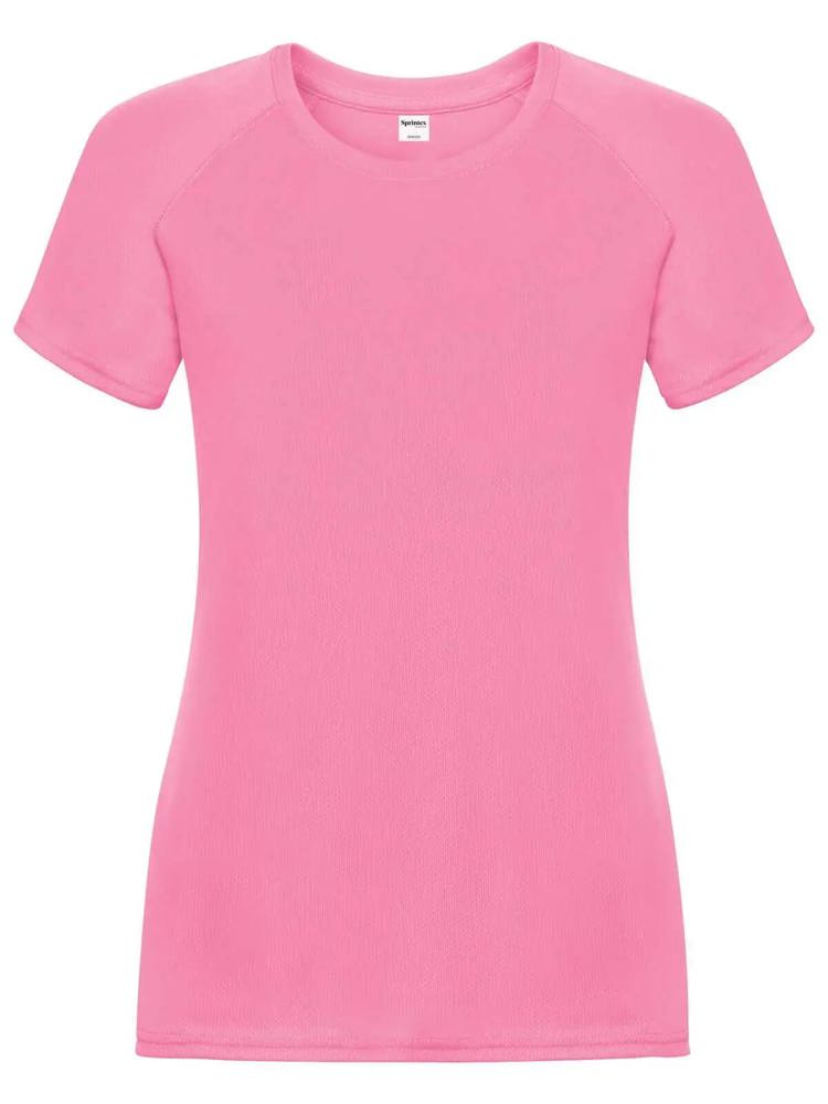 SP Run dames sportshirt, 140 g/m² - Sprint Rose
