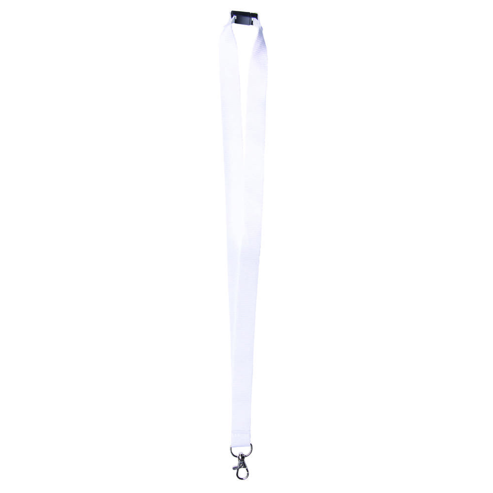 Neklint 2 cm met safetybreak - Wit (WHITE) / Wit
