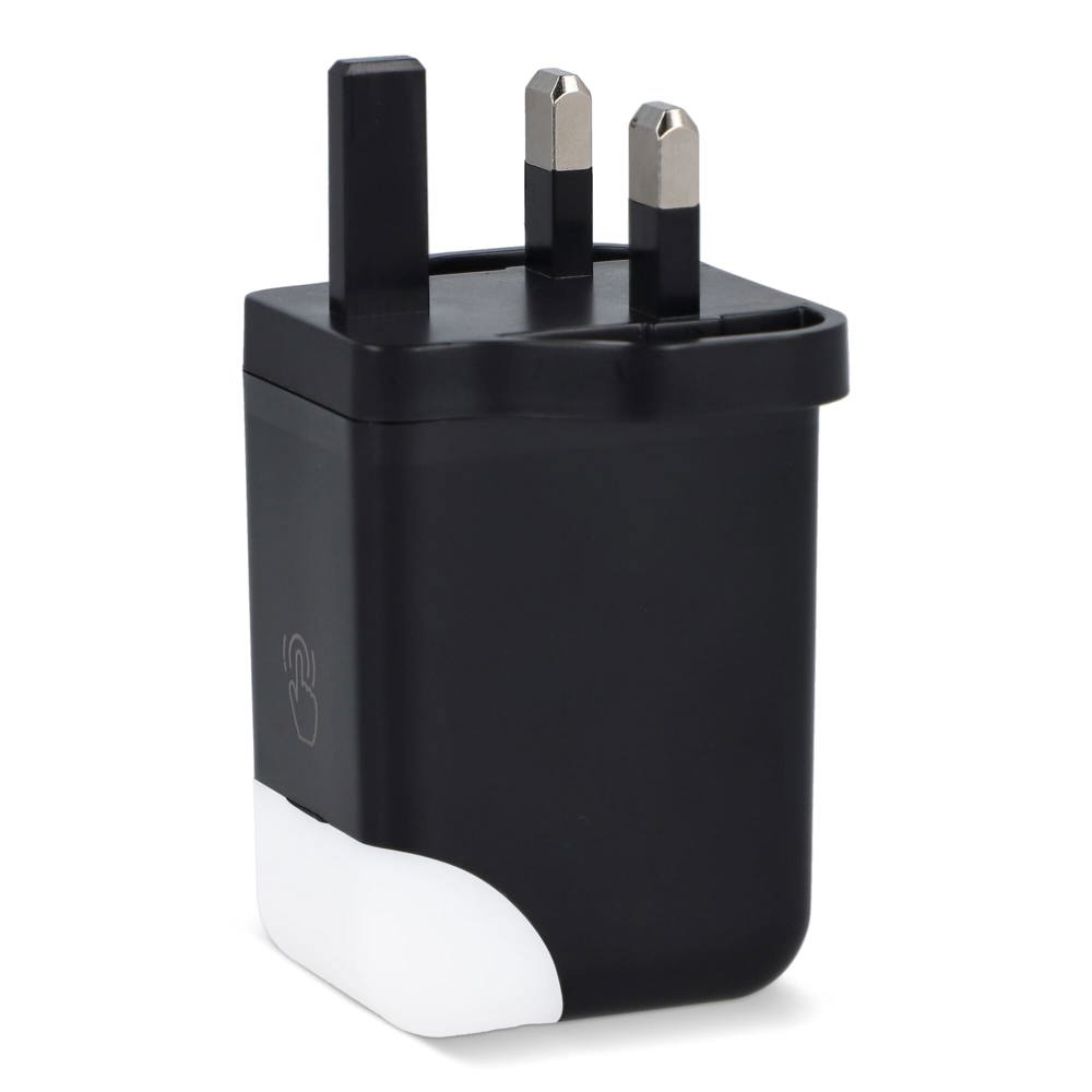 Xoopar ICE-G 65W GaN Adapter met UK Plug - Zwart