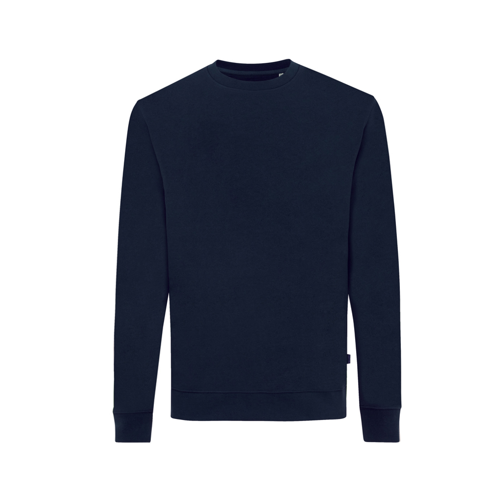 IQONIQ Zion gerecycled katoen sweater - donkerblauw (± PMS 19-3923TCX)