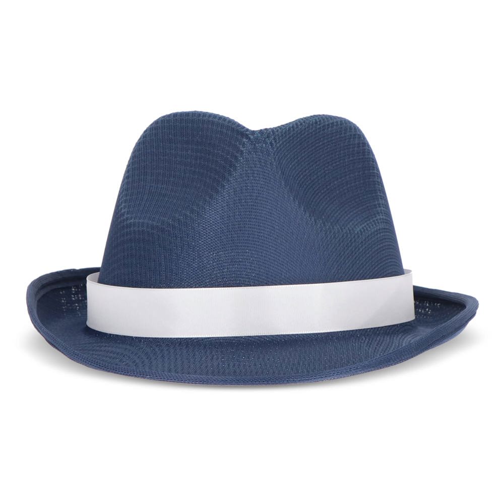 Polyester hoed met band