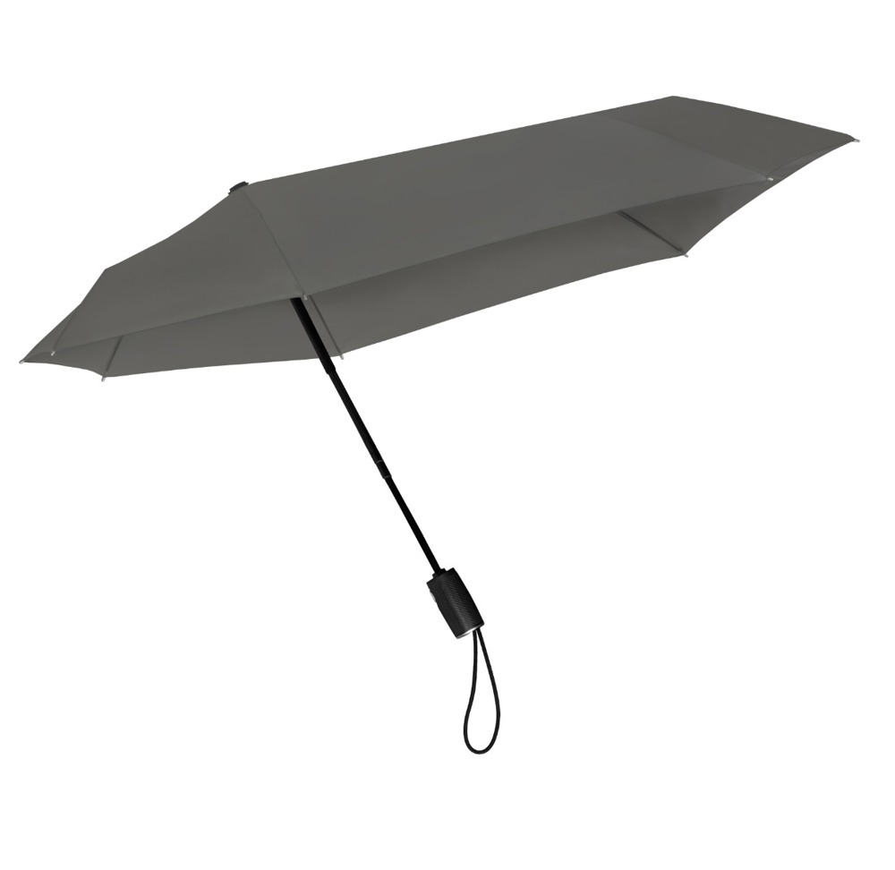 STORMaxi - Arodynamische opvouwbare stormparaplu - Automatisch openen en sluiten - Windproof - 90 cm - Grijs