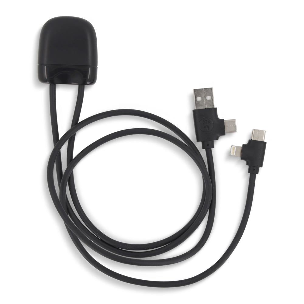 Xoopar Ice-C Charging cable - Zwart