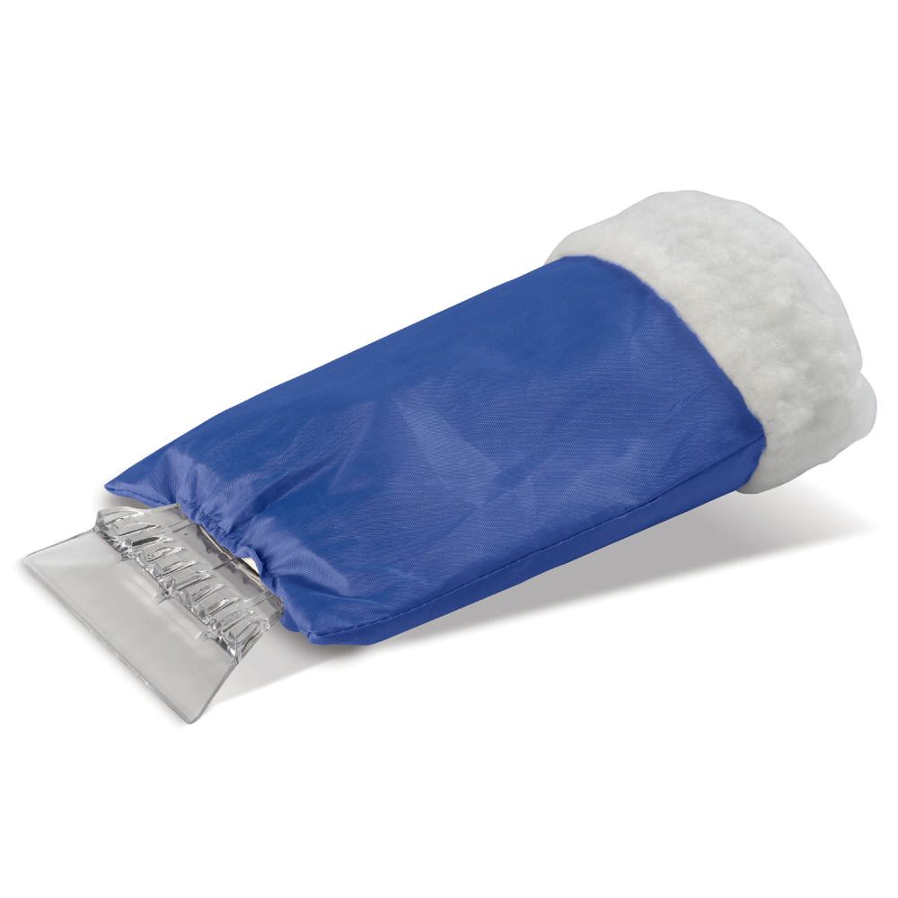 Ijskrabber handschoen gevoerd - blauw