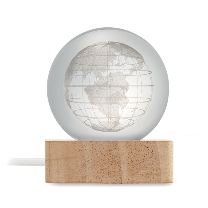 GLOBE LIGHT - LED wereldbol glazen bol
