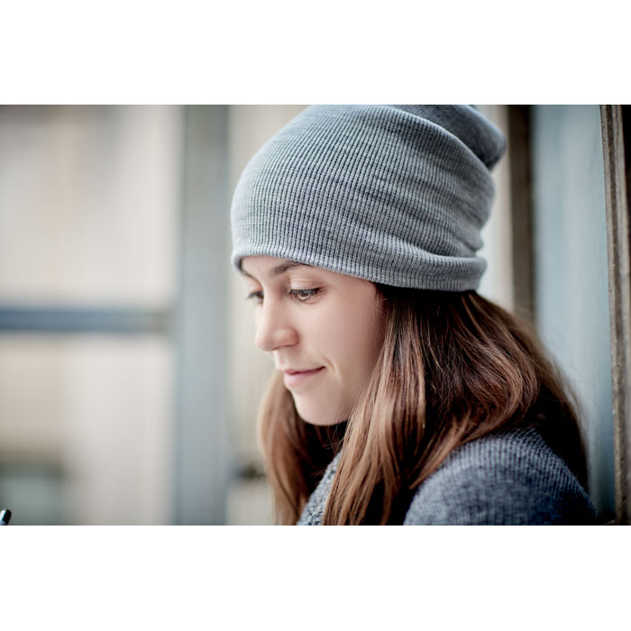 POLO RPET - RPET Beanie met omslag