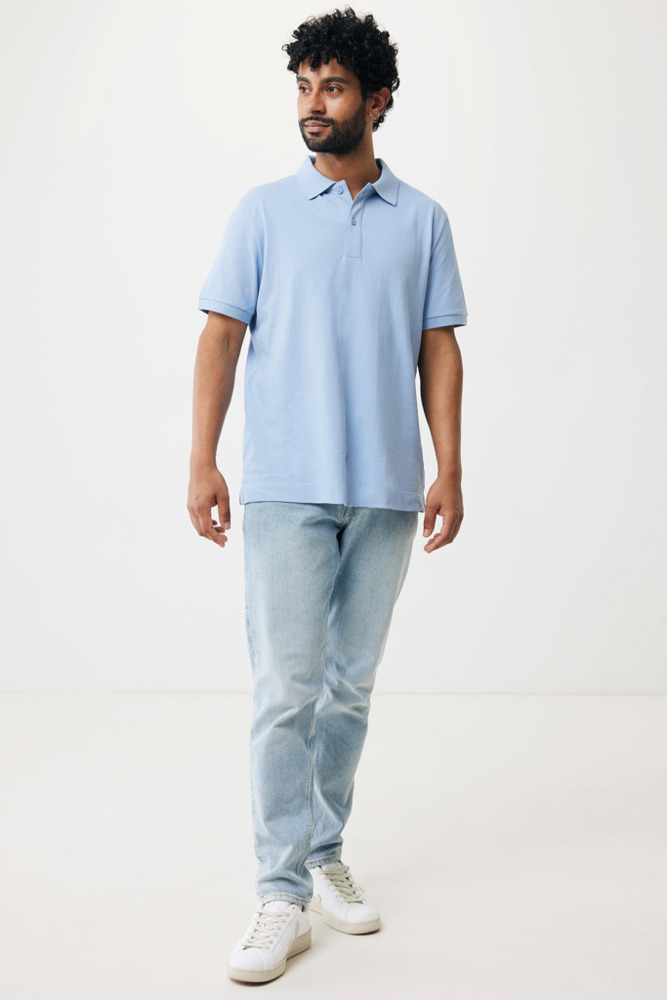 IQONIQ Yosemite gerecycled katoen pique polo