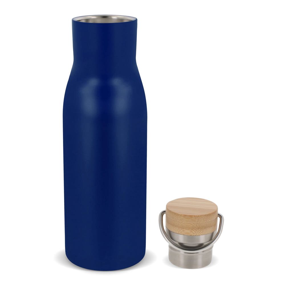 Thermo fles met bamboe deksel 500ml