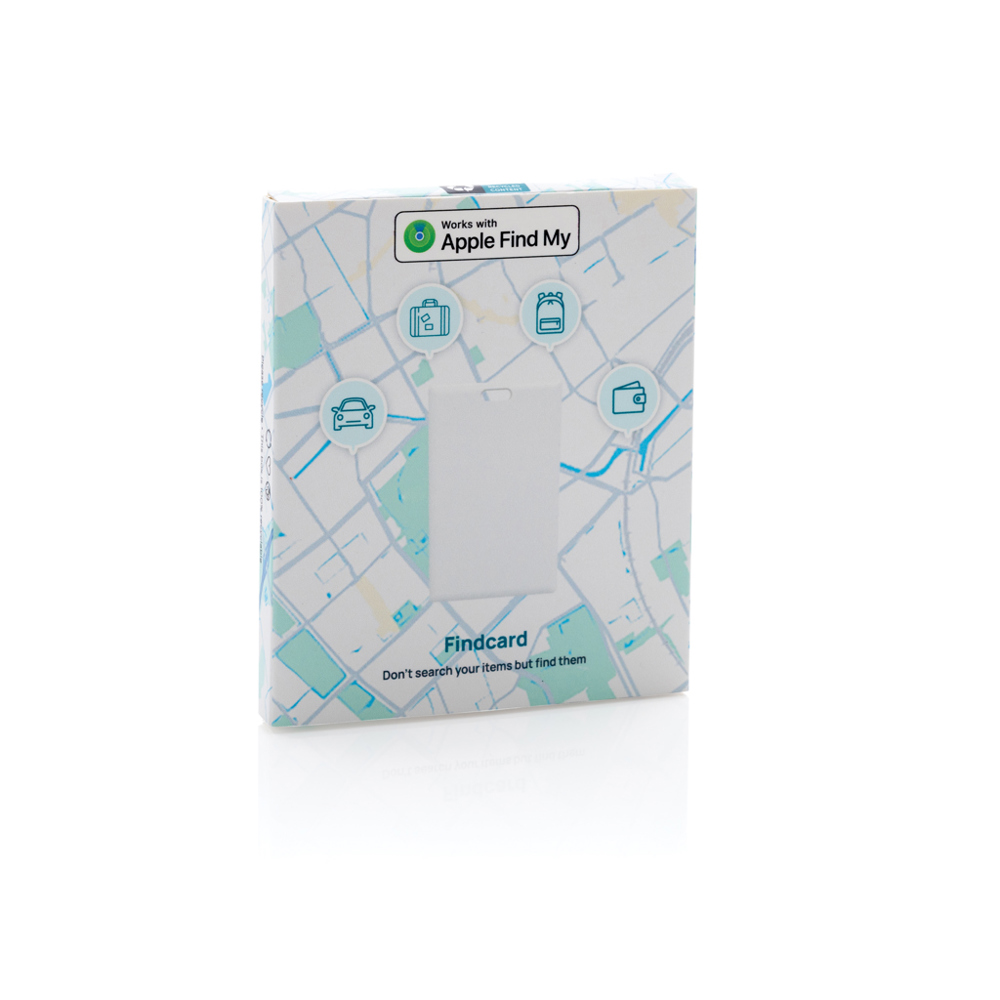 Findcard RCS rplastic kaart met wereldwijd lokaliseren