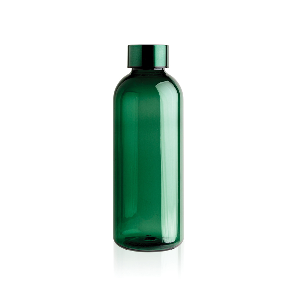 Lekvrije waterfles met metallic dop - groen (± PMS 5545 C)