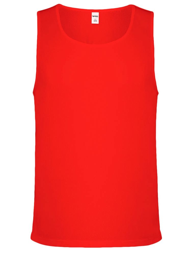SP Step tanktop, 140 gr/m² - Rood (PMS 186c)