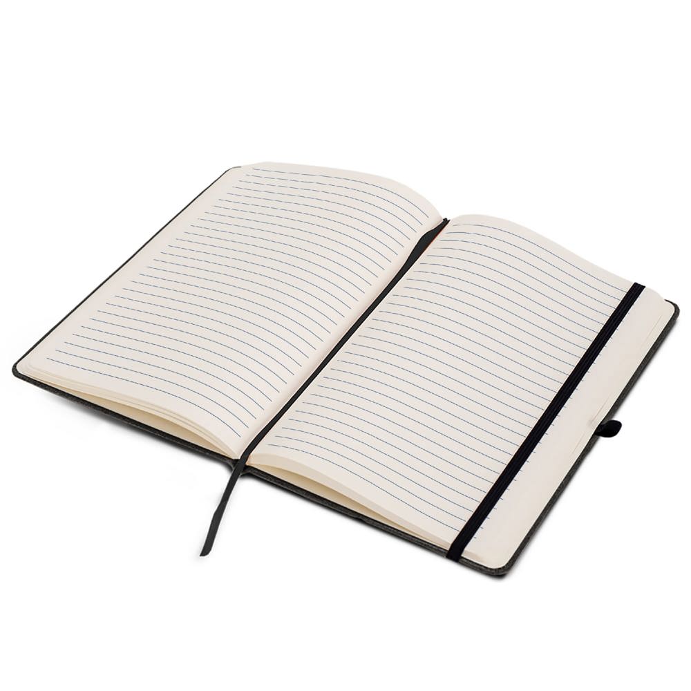 Hardcover notebook recycled leer A5