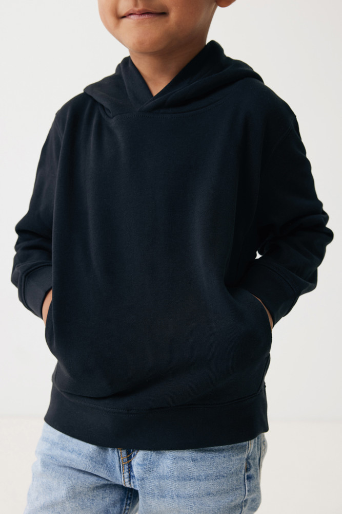 IQONIQ Yengo kids recycled katoen hoodie met steekzakken