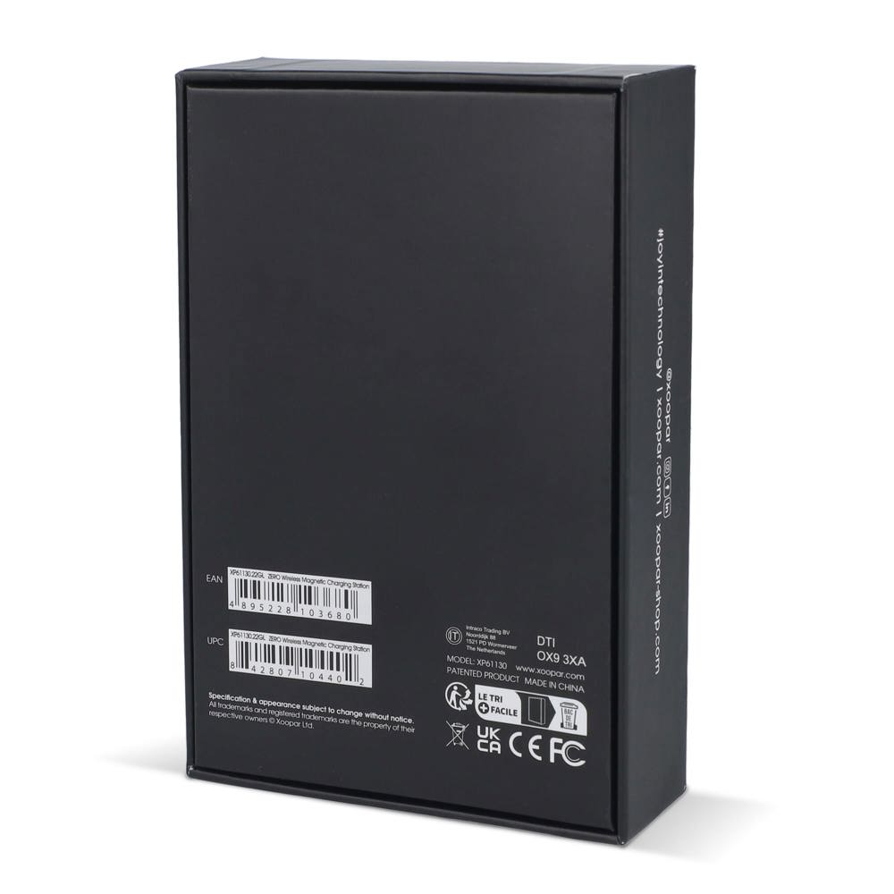2255 -Xoopar Zero 2 in 1 draadloze oplader compatibel met MagSafe