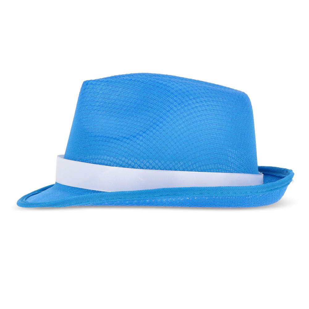 Polyester hoed met band
