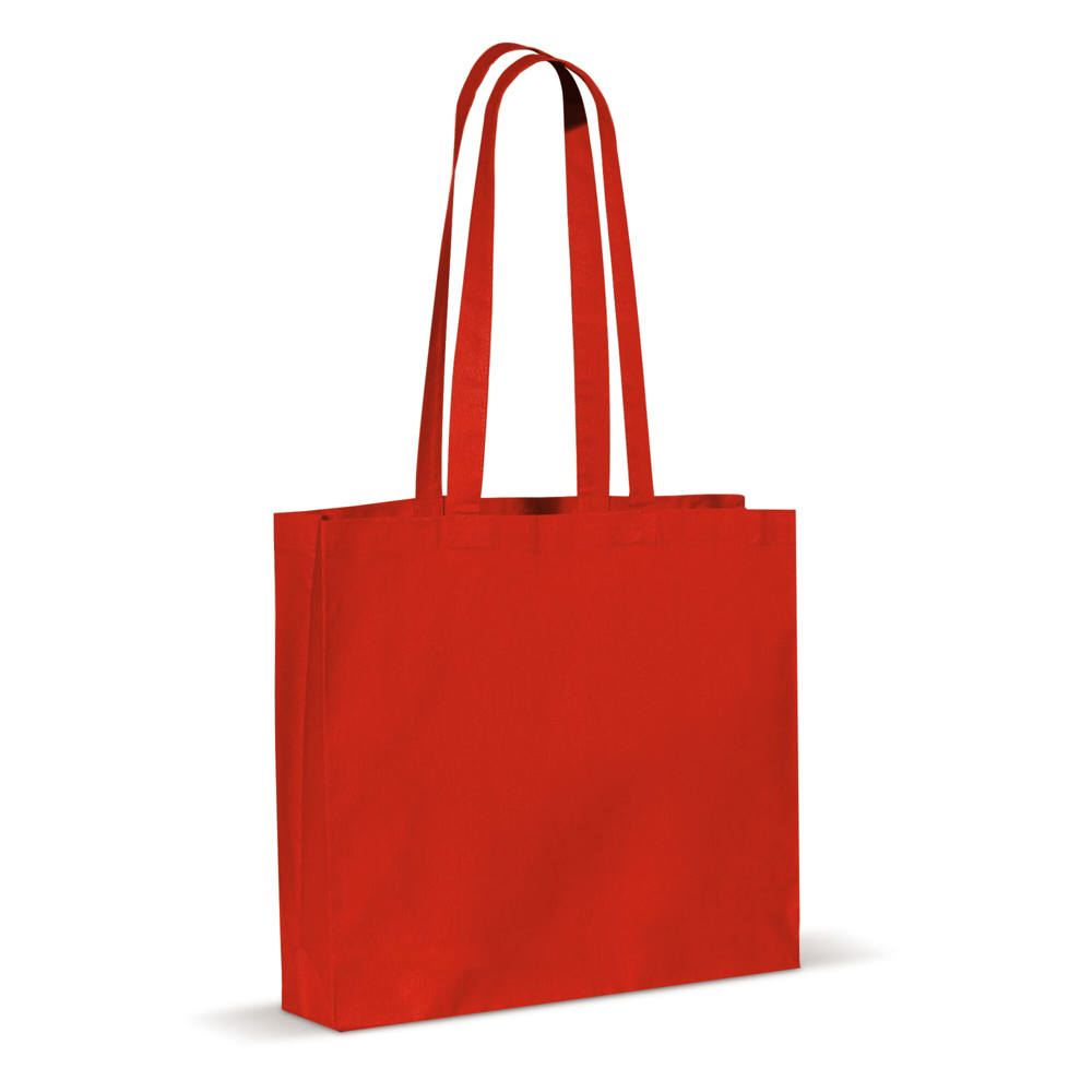 Schoudertas katoen OEKO-TEX® 140g/m² 40x10x35cm - Rood