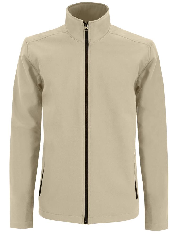 BS Visitor softshell jas, 280 gr/m² - Gebroken wit (12-0304 TPG)