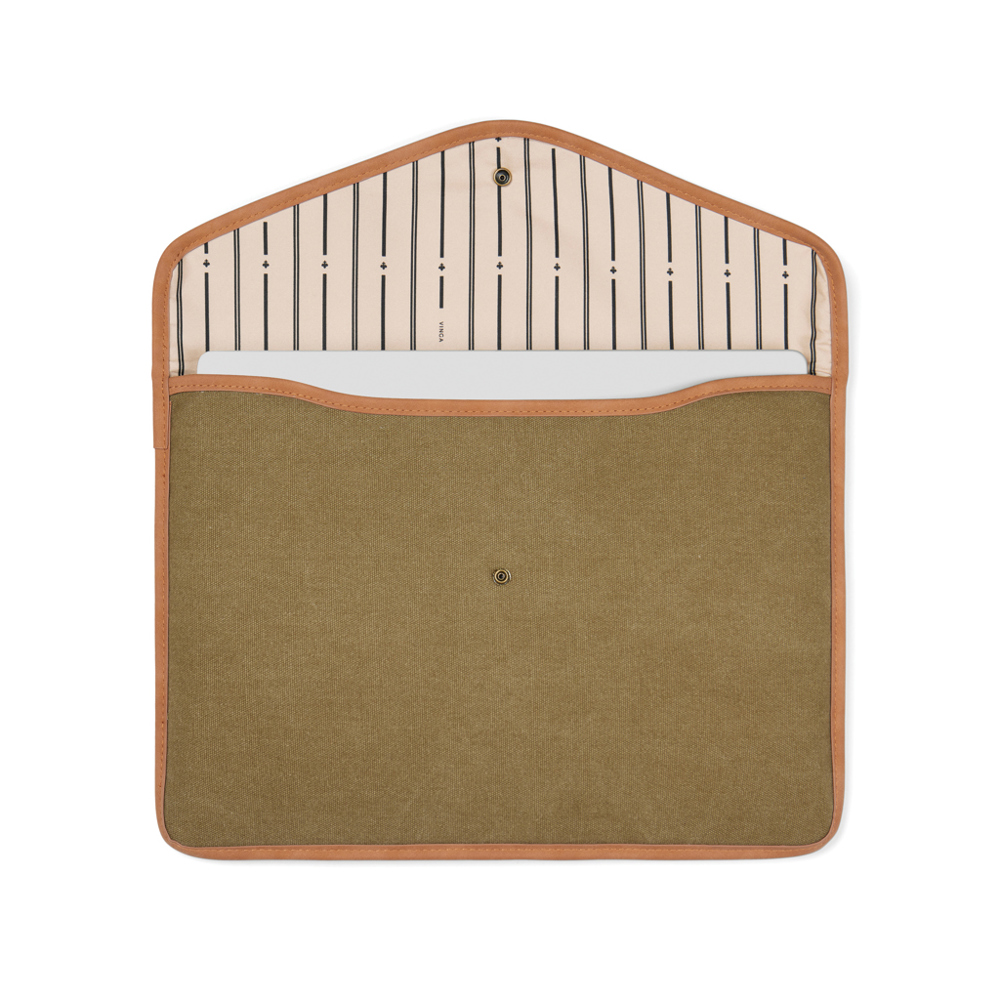 VINGA Bosler GRS recycled canvas 16" laptop sleeve