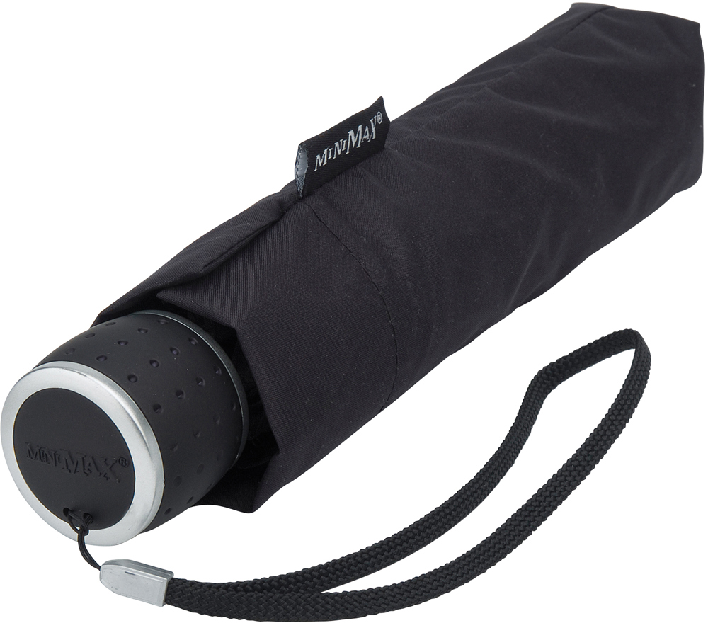 MINIMAX - Opvouwbaar - Handopening - Windproof - 100 cm - Zwart