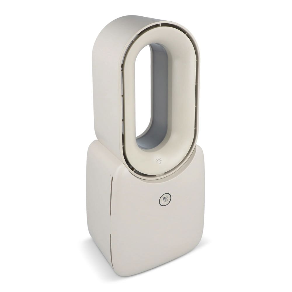 inSide Out Bladeless Soft Wind Fan Brislux met LED-verlichting - Beige