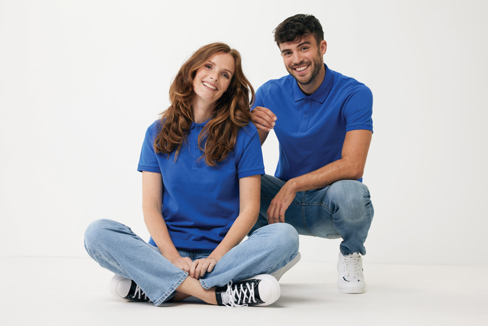 IQONIQ Yosemite gerecycled katoen pique polo