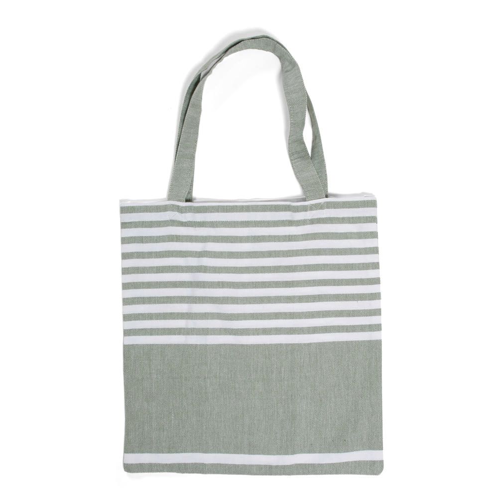 Sagaform Ella Hamam Katoenen Tas 41x38 cm - Groen