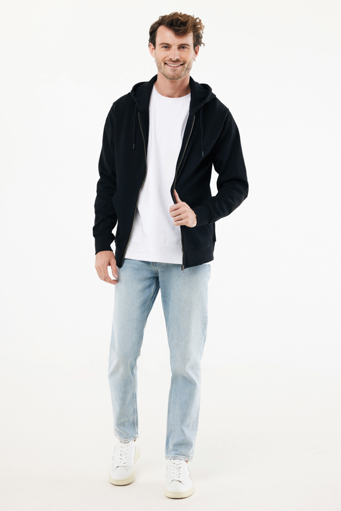 IQONIQ Abisko gerecycled katoen hoodie met rits