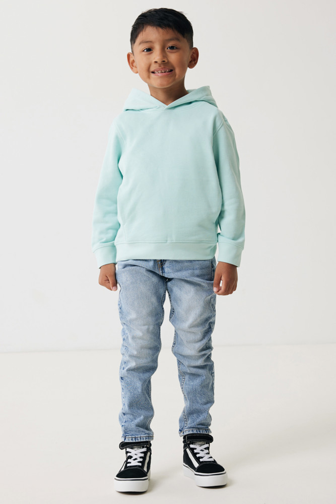 IQONIQ Yengo kids recycled katoen hoodie met steekzakken