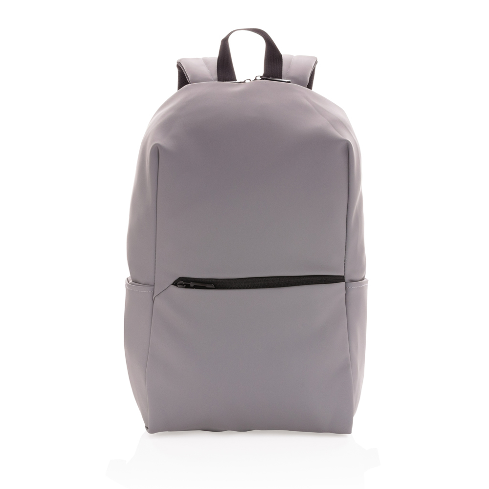 Smooth PU 15.6" laptop rugzak PVC-vrij