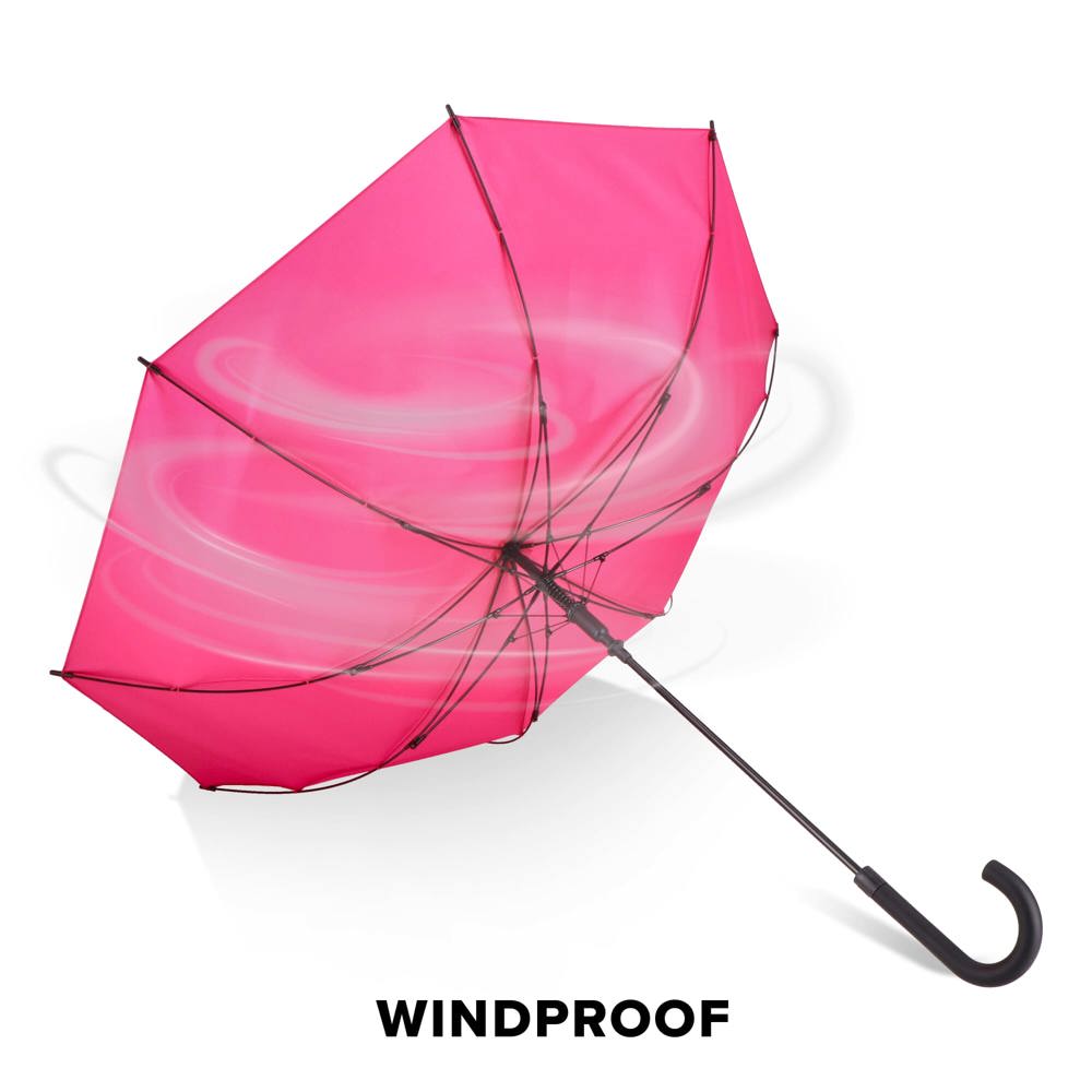 Verdure 190T Pongee 23" Winddichte haakparaplu Auto open