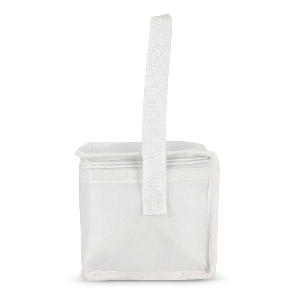 R-PET koeltas voor 6 blikjes, non-woven, 20 x 13 x 12,5 cm, 75 g/m²