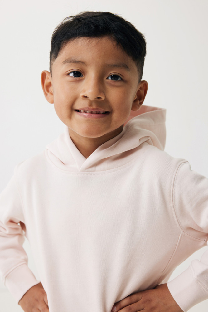 IQONIQ Yengo kids recycled katoen hoodie met steekzakken