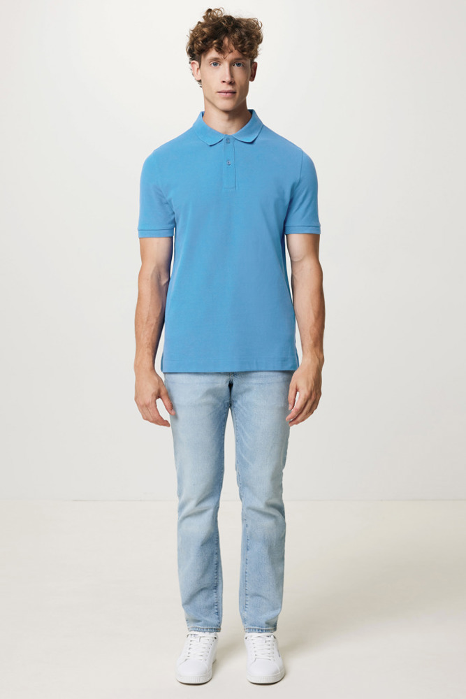 IQONIQ Yosemite gerecycled katoen pique polo