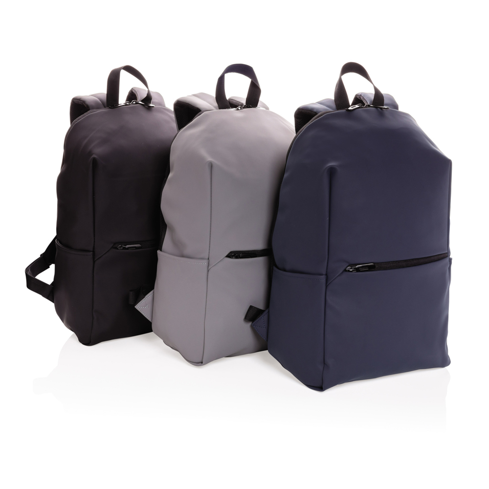 Smooth PU 15.6" laptop rugzak PVC-vrij