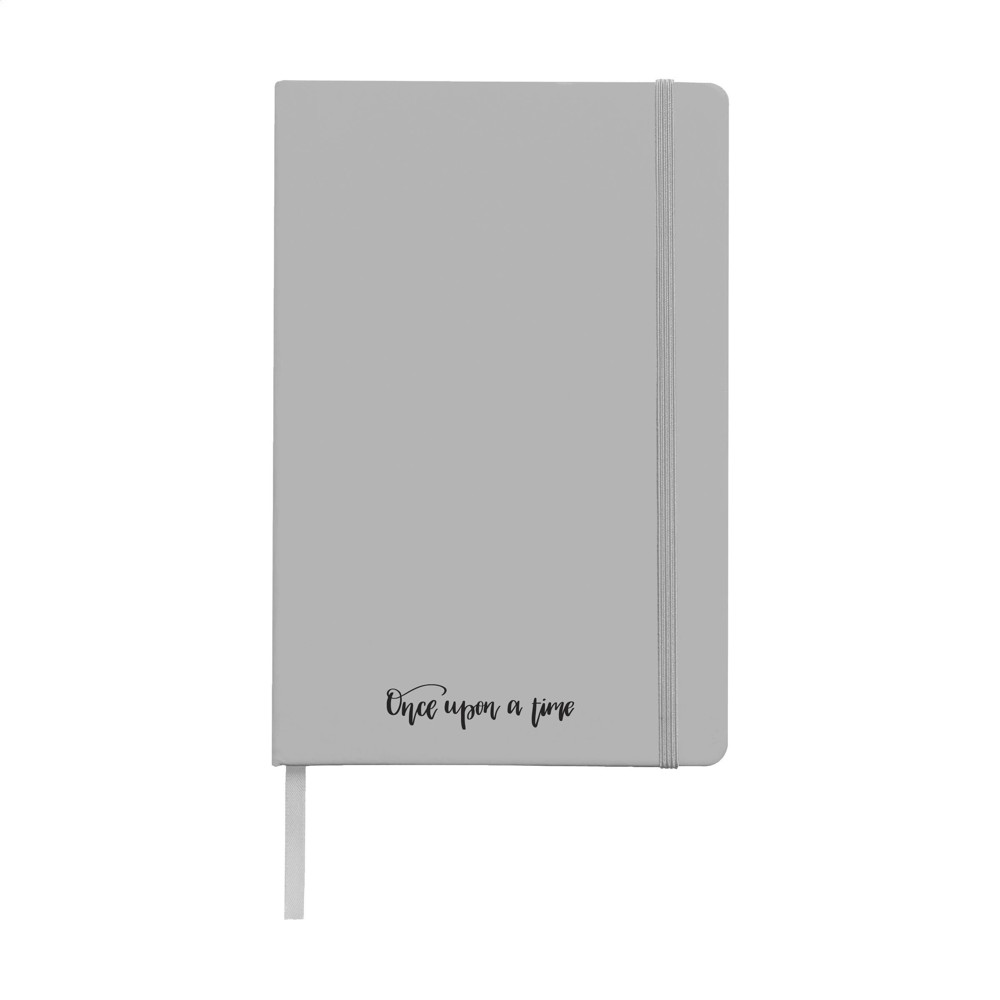 Note Notebook A5 notitieboek - zilver (± PMS 877U)