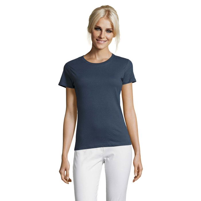 REGENT WOMEN - REGENT dames t-shirt 150g - Denim