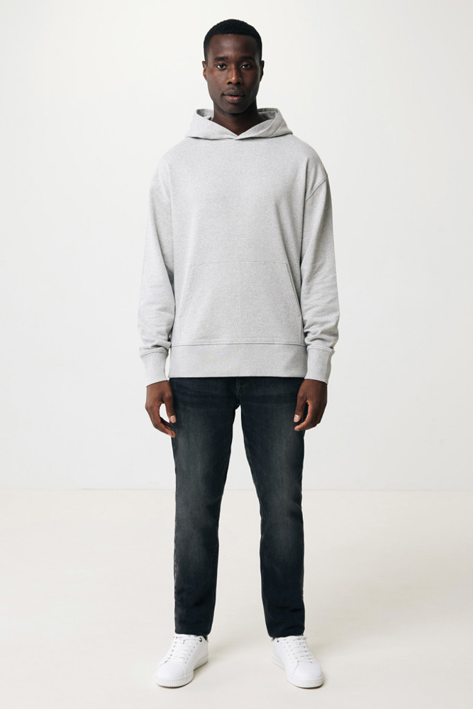 IQONIQ Yoho gerecycled katoen relaxed hoodie