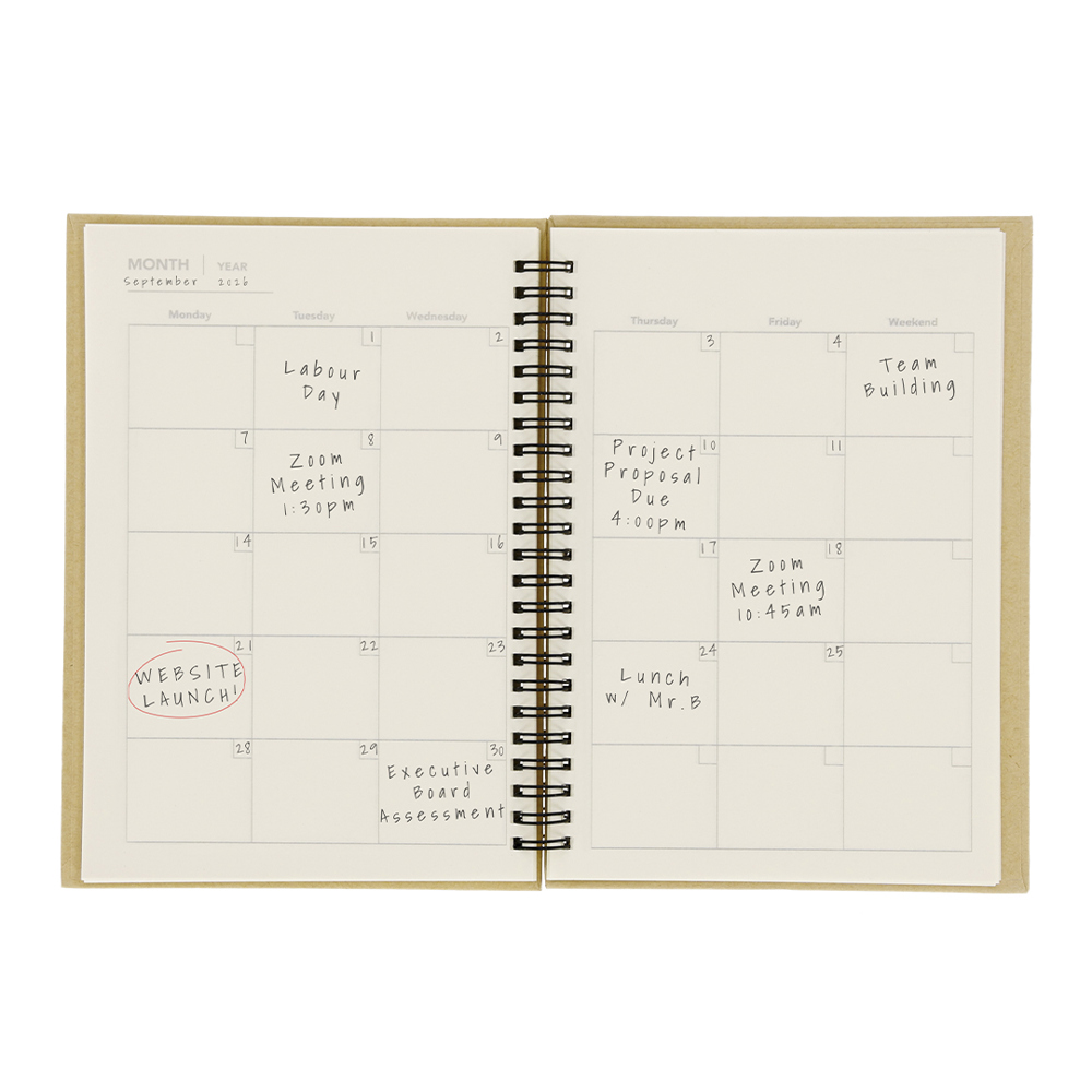 Notitieboek Maandplanning Celik